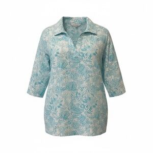 Sigrid Olsen NWT linen tunic top, 1X